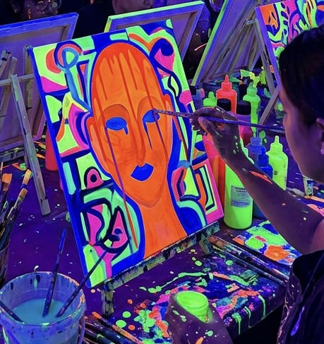 Neon Sip & Paint