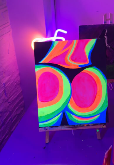 Neon Sip & Paint